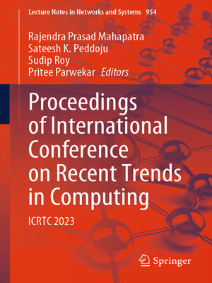 cover image of Proceedings of International Conference on Recent Trends in Computing